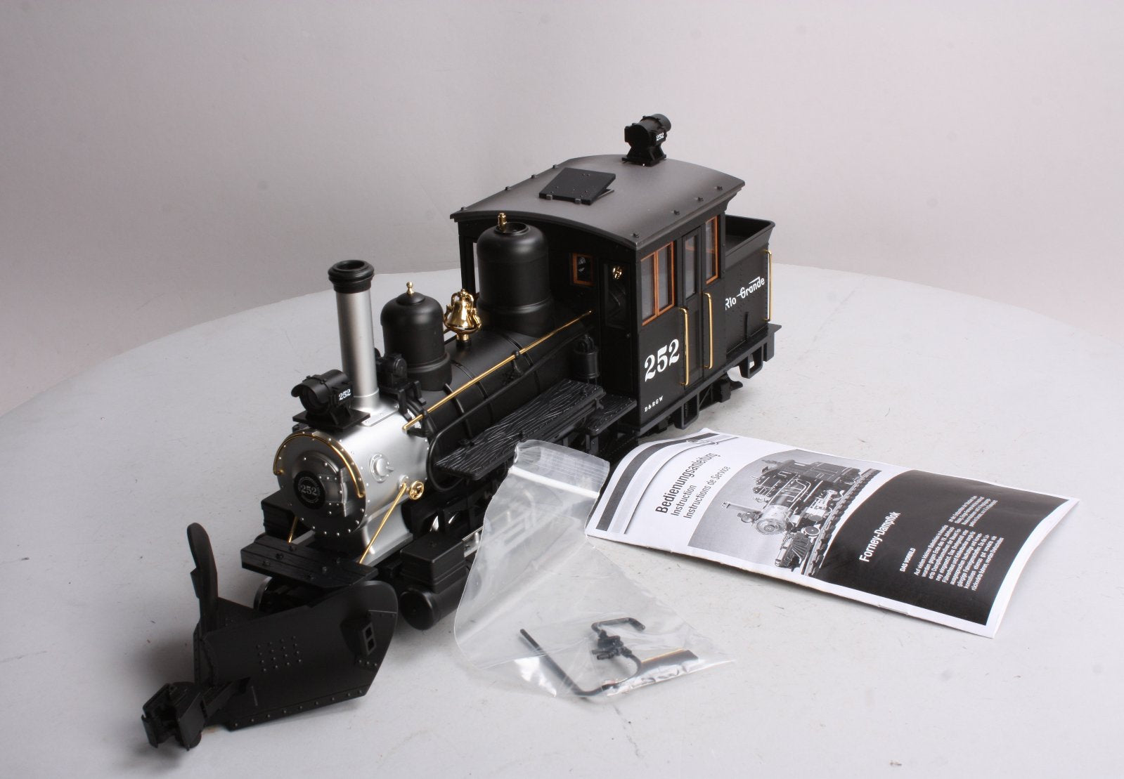 LGB 25253 Denver & Rio Grande Western Forney Steam Locomotive #252