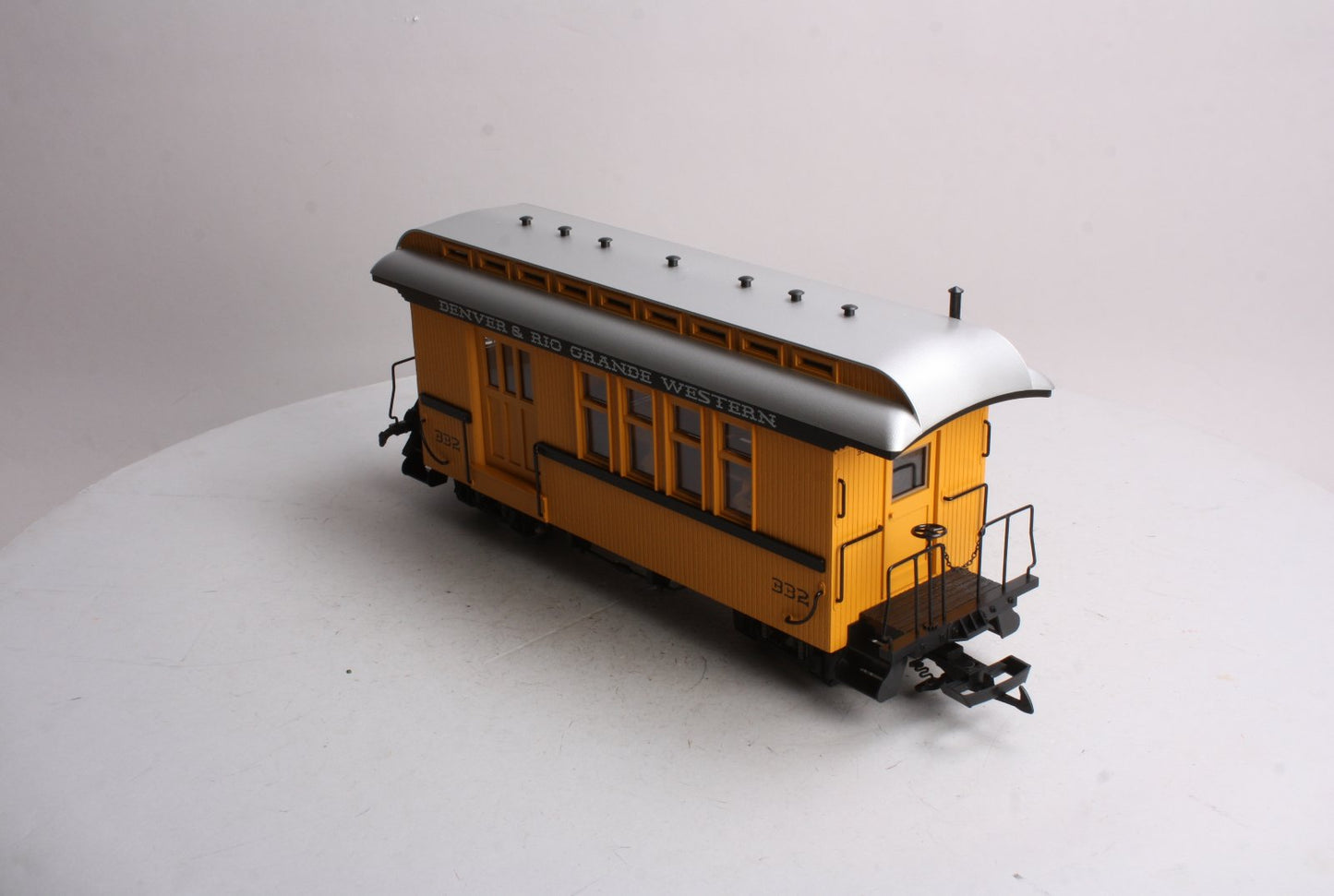 USA Trains 30201 G D&RGW Overton Combine #332 (Metal Wheels)