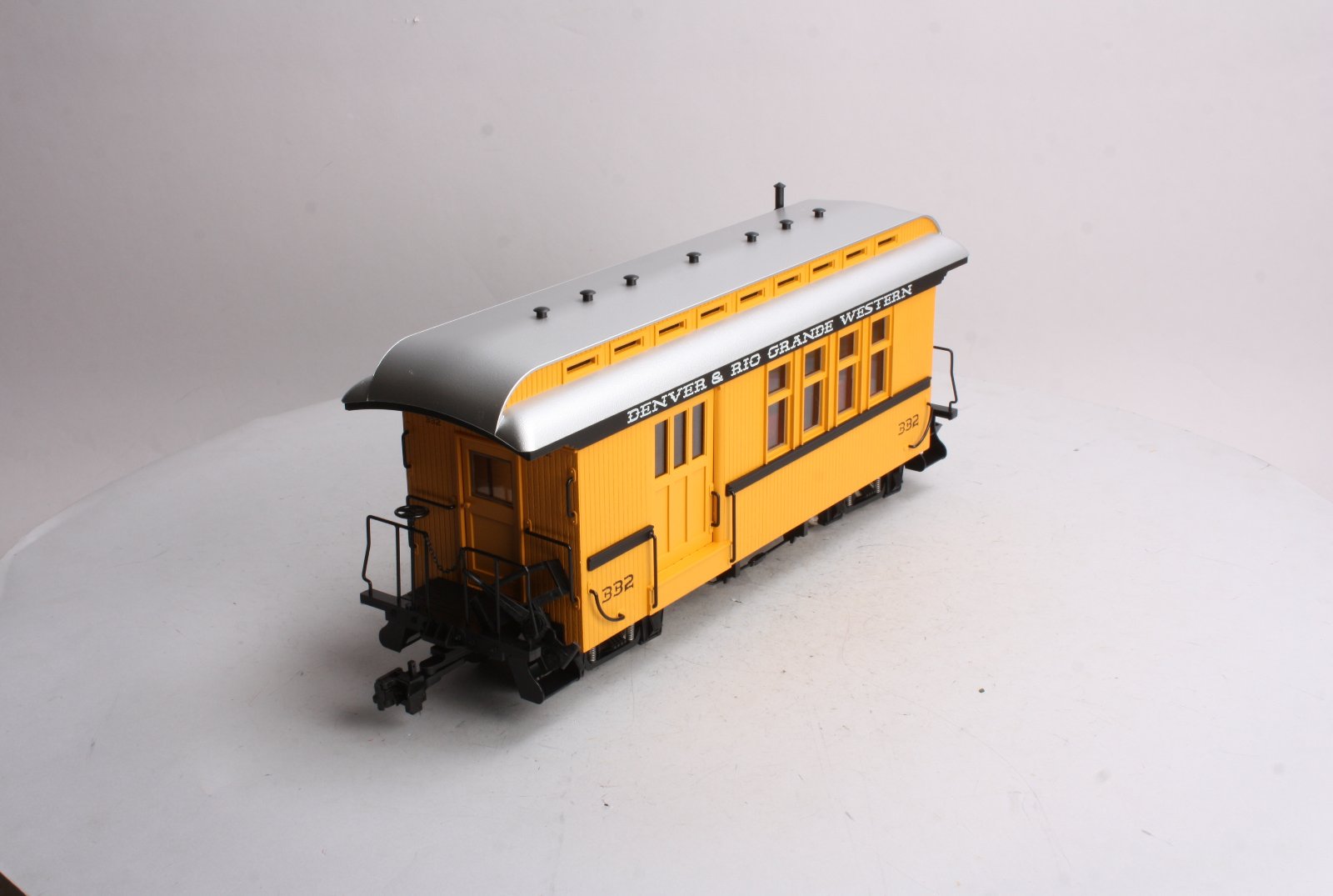 USA Trains 30201 G D&RGW Overton Combine #332 (Metal Wheels)