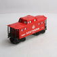 Lionel 6-9287 Southern Red N5C Porthole Caboose