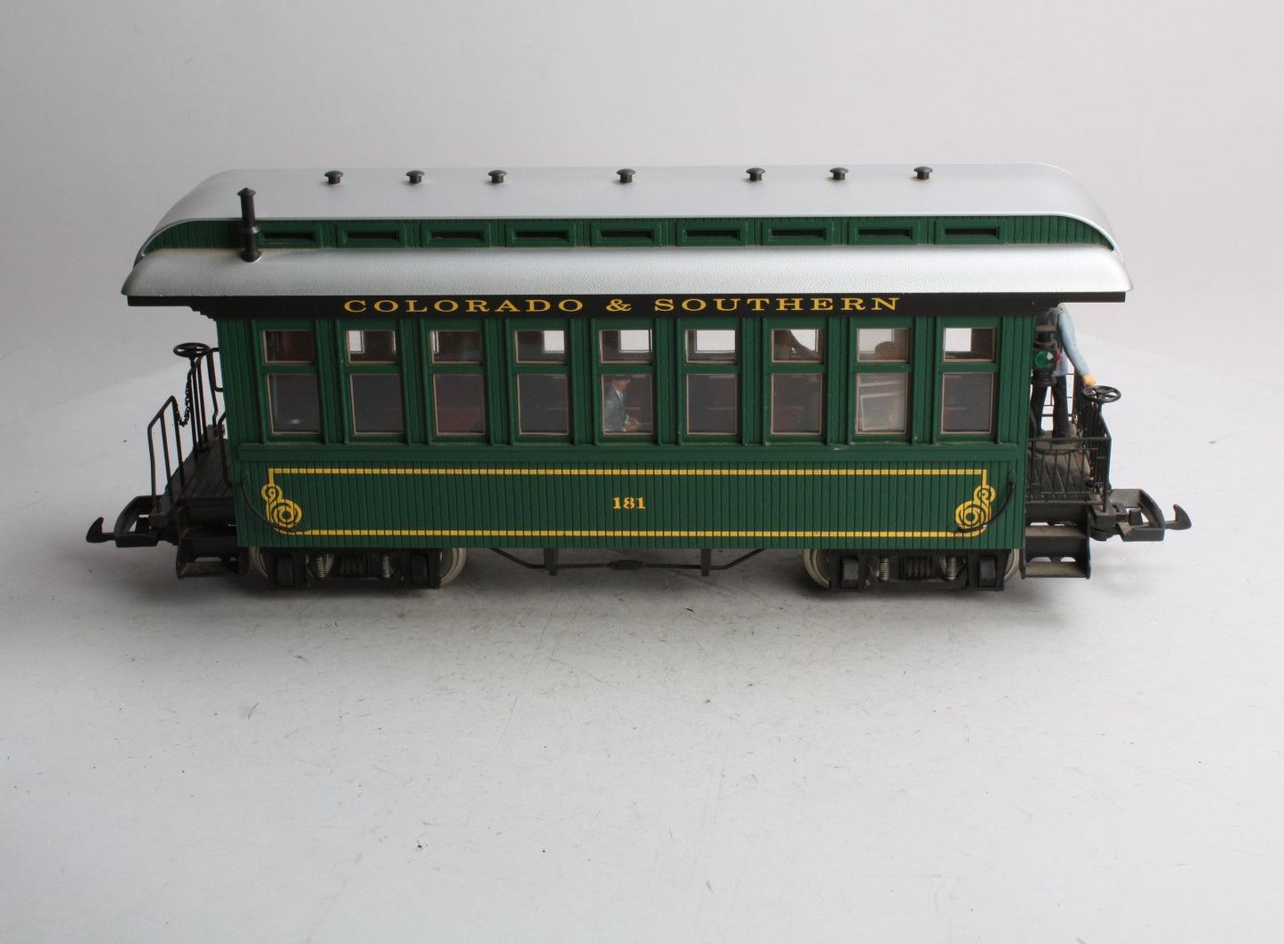 USA Trains 30500 G Scale C&S Overton Observation Car #181 (Metal Wheels)