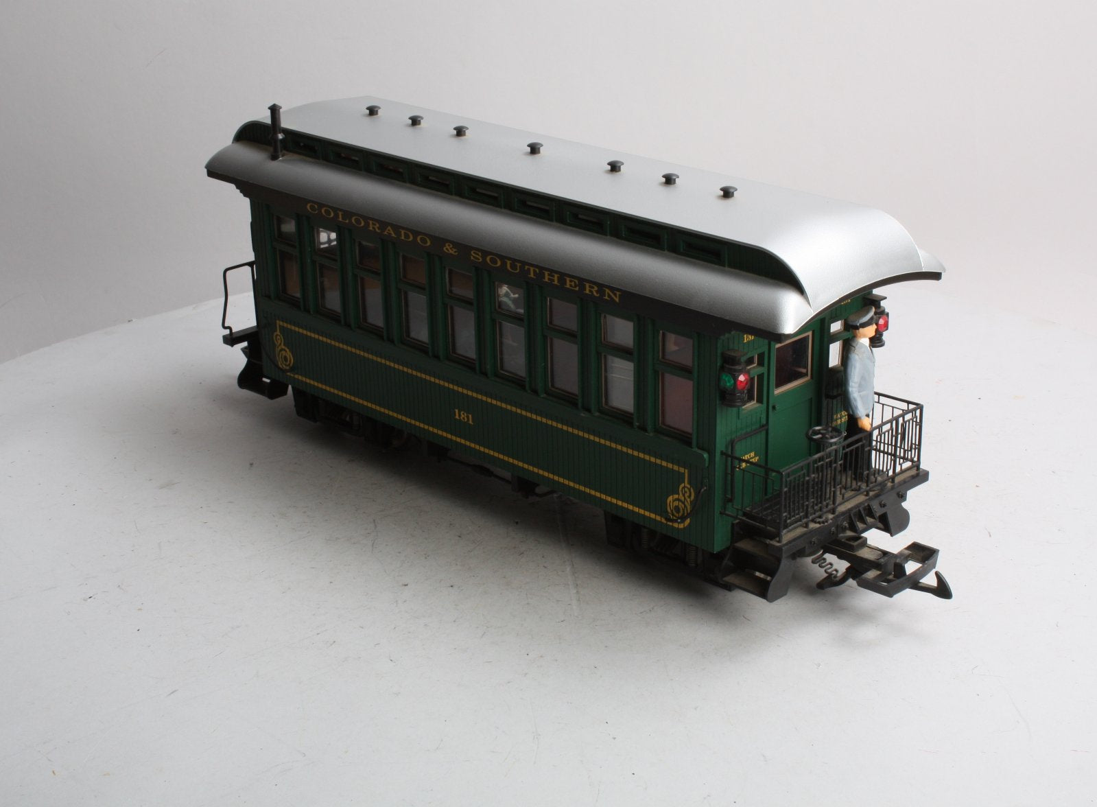 USA Trains 30500 G Scale C&S Overton Observation Car #181 (Metal Wheels)