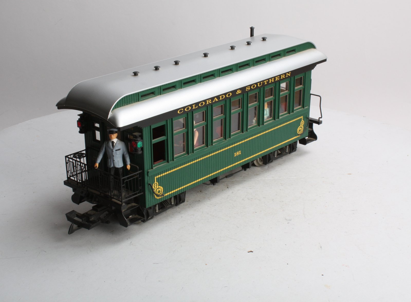 USA Trains 30500 G Scale C&S Overton Observation Car #181 (Metal Wheels)