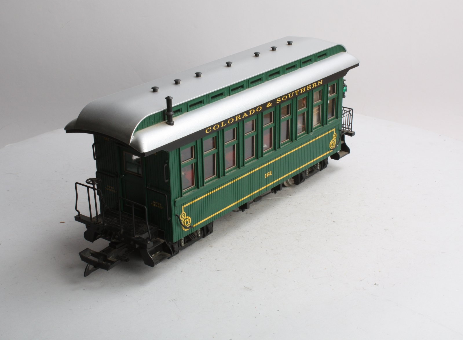 USA Trains 30500 G Scale C&S Overton Observation Car #181 (Metal Wheels)
