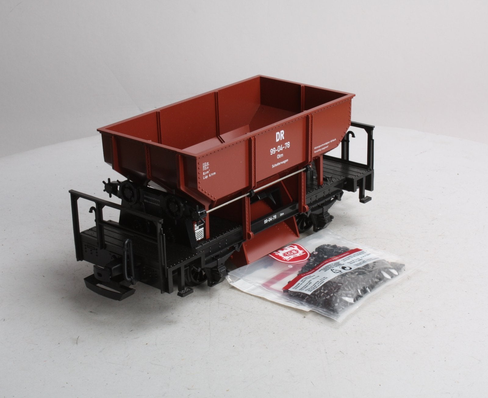 LGB 43410 Ballast Car DR #99-04-78 – Trainz