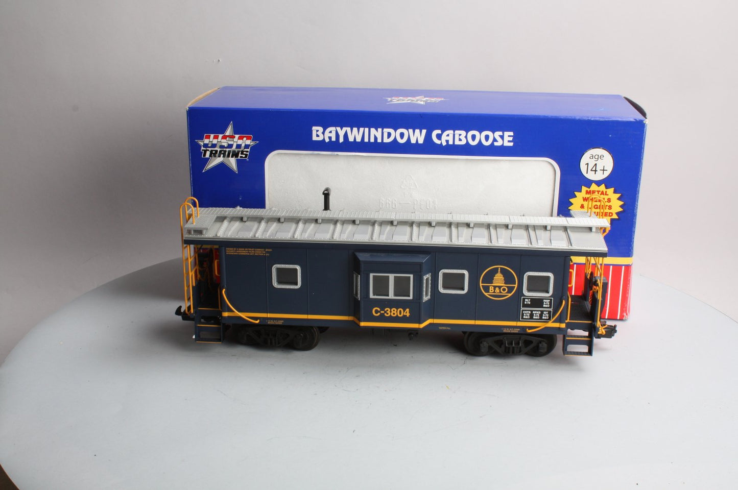 USA Trains 12066 G Baltimore & Ohio Bay Window Caboose #C3804