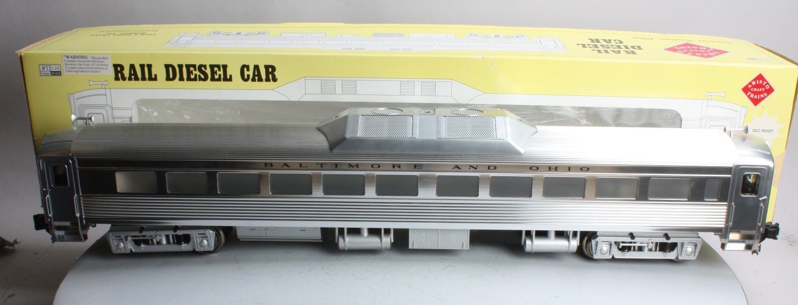 Aristo-Craft 22803 G Gauge Baltimore & Ohio Rail Diesel Car #1908