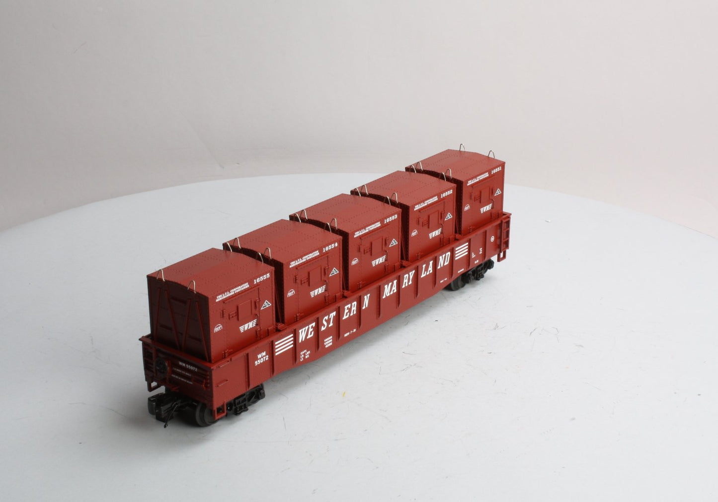 MTH 20-98071 Western Maryland Gondola Car w/LCL Containers