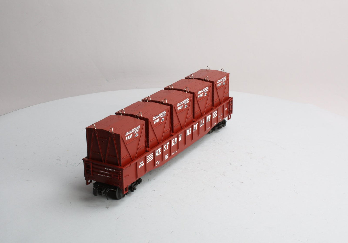 MTH 20-98071 Western Maryland Gondola Car w/LCL Containers