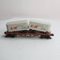 Lionel 6-9222 O Gauge Louisville and Nashville Flatcar with Vans