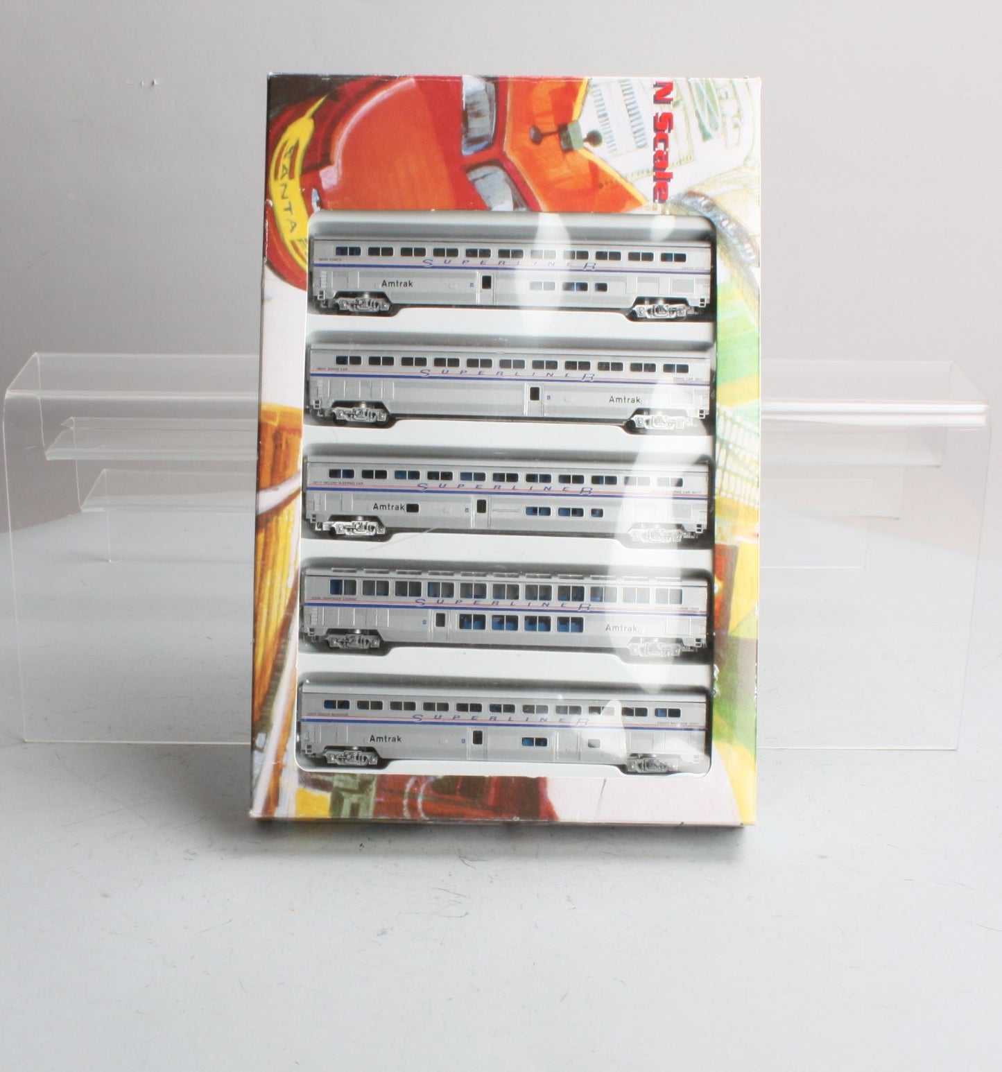 Con-Cor 0001-004653 N Scale Amtrak Phase IV 5-Car Passenger Set