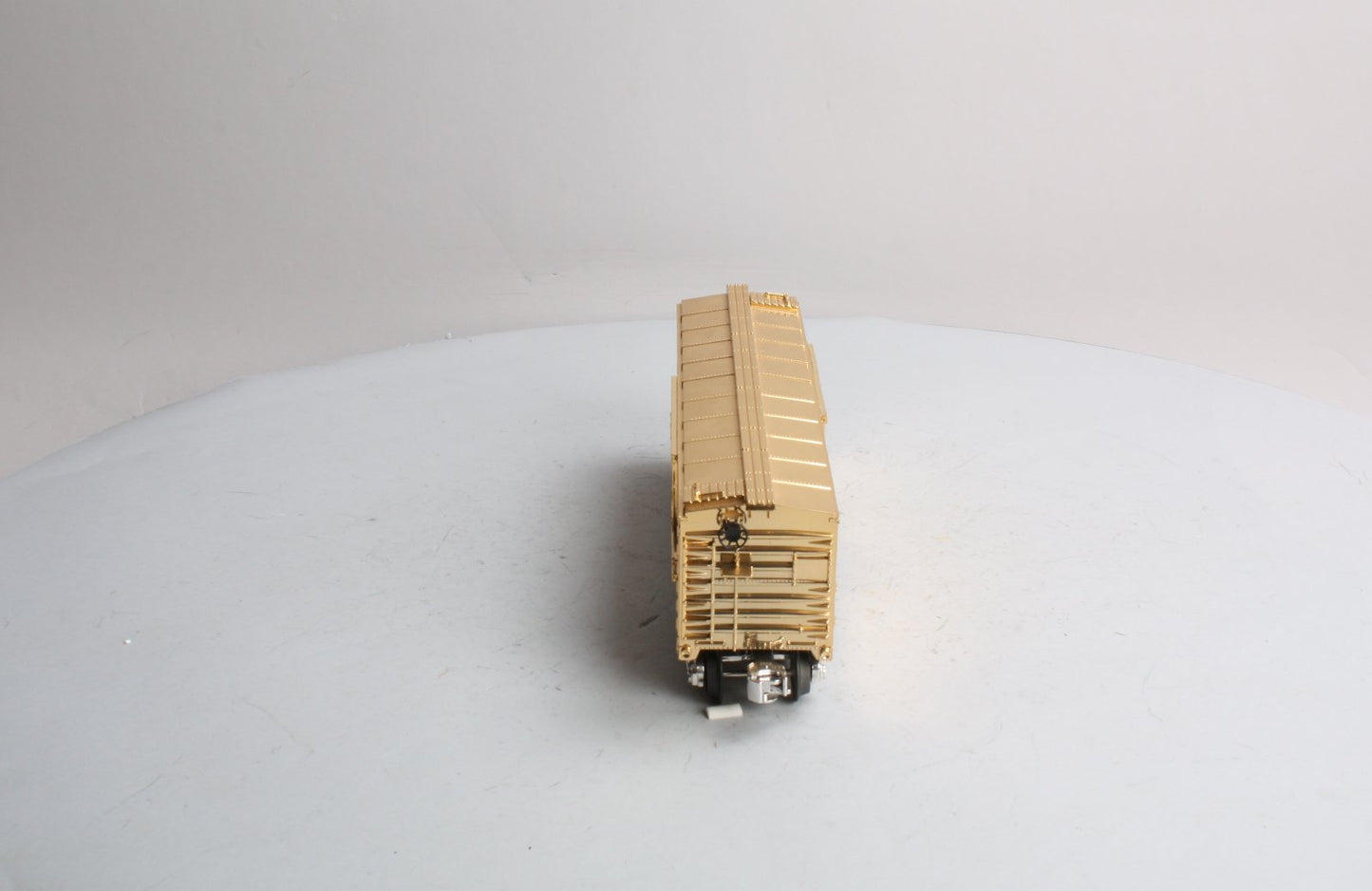 MTH 30-7446 O Gauge Gold Plated Pennsylvania Boxcar #28649 LN/Box