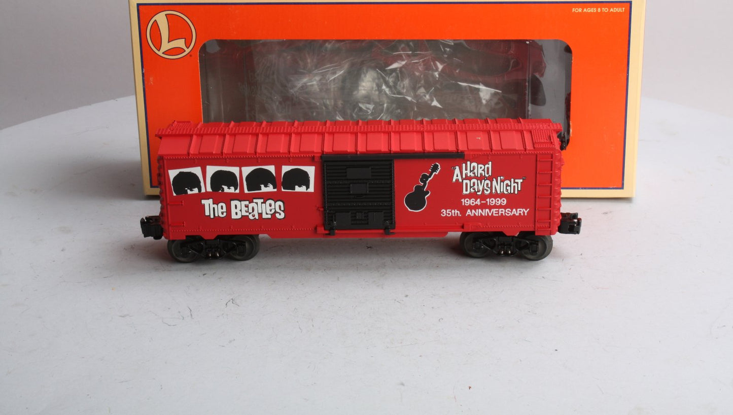 Lionel 6-29968-A O Gauge Beatles "A Hard Day's Night" Boxcar