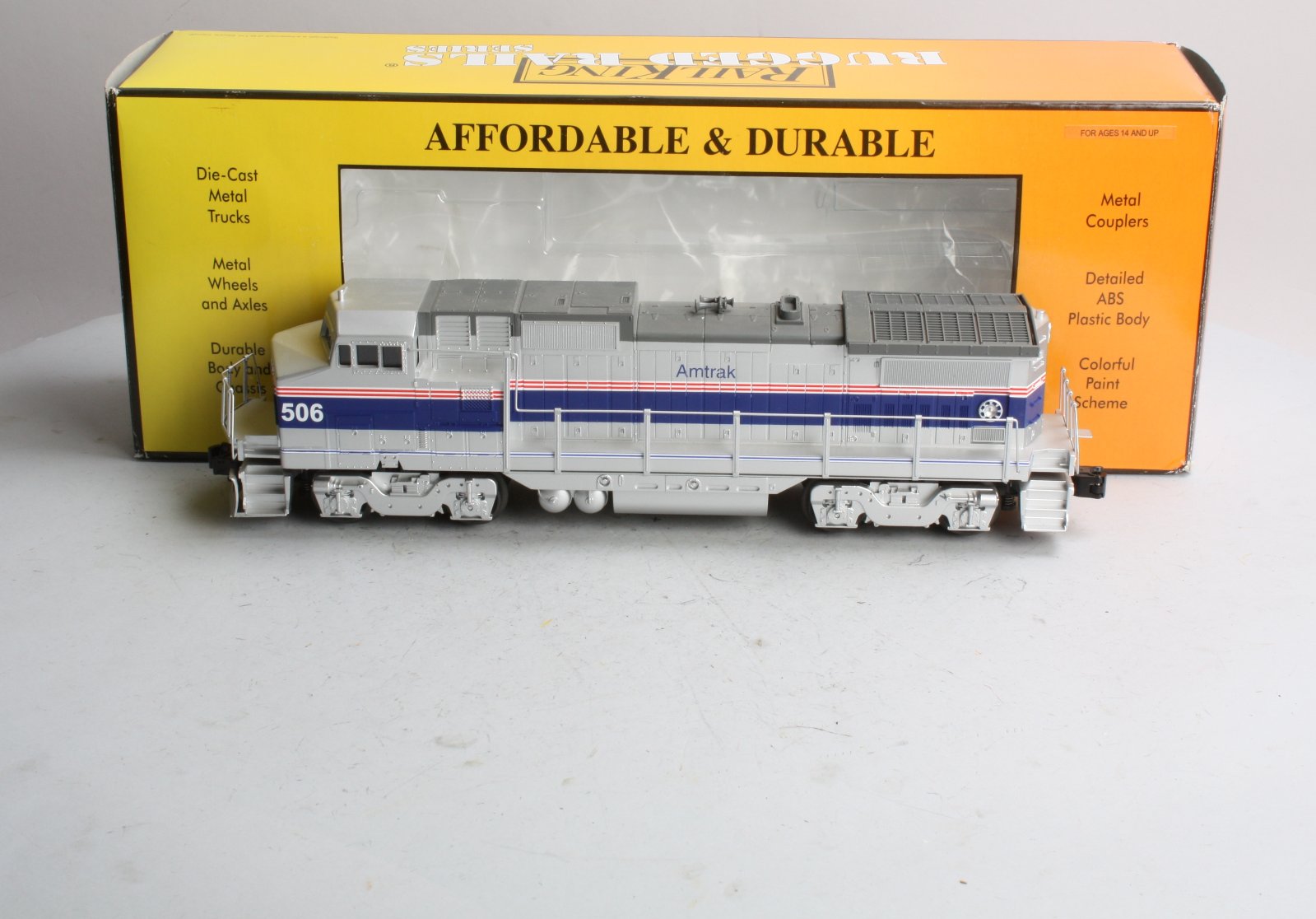 MTH 33-2032-1 Amtrak Dash-8 Diesel Engine w/Horn & Bell #506