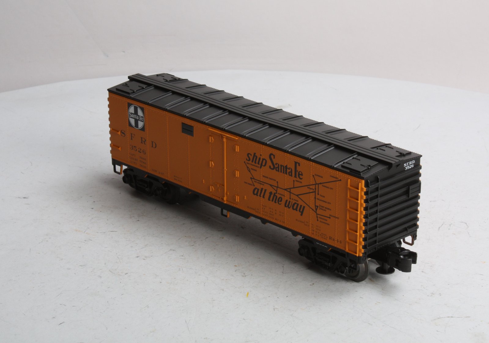 Atlas 1002305 O Gauge Santa Fe Reefer Car #3526