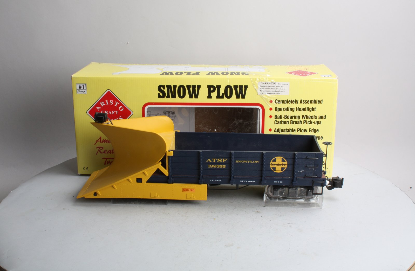 Aristo-Craft 46708 G Santa Fe Wedge Snow Plow