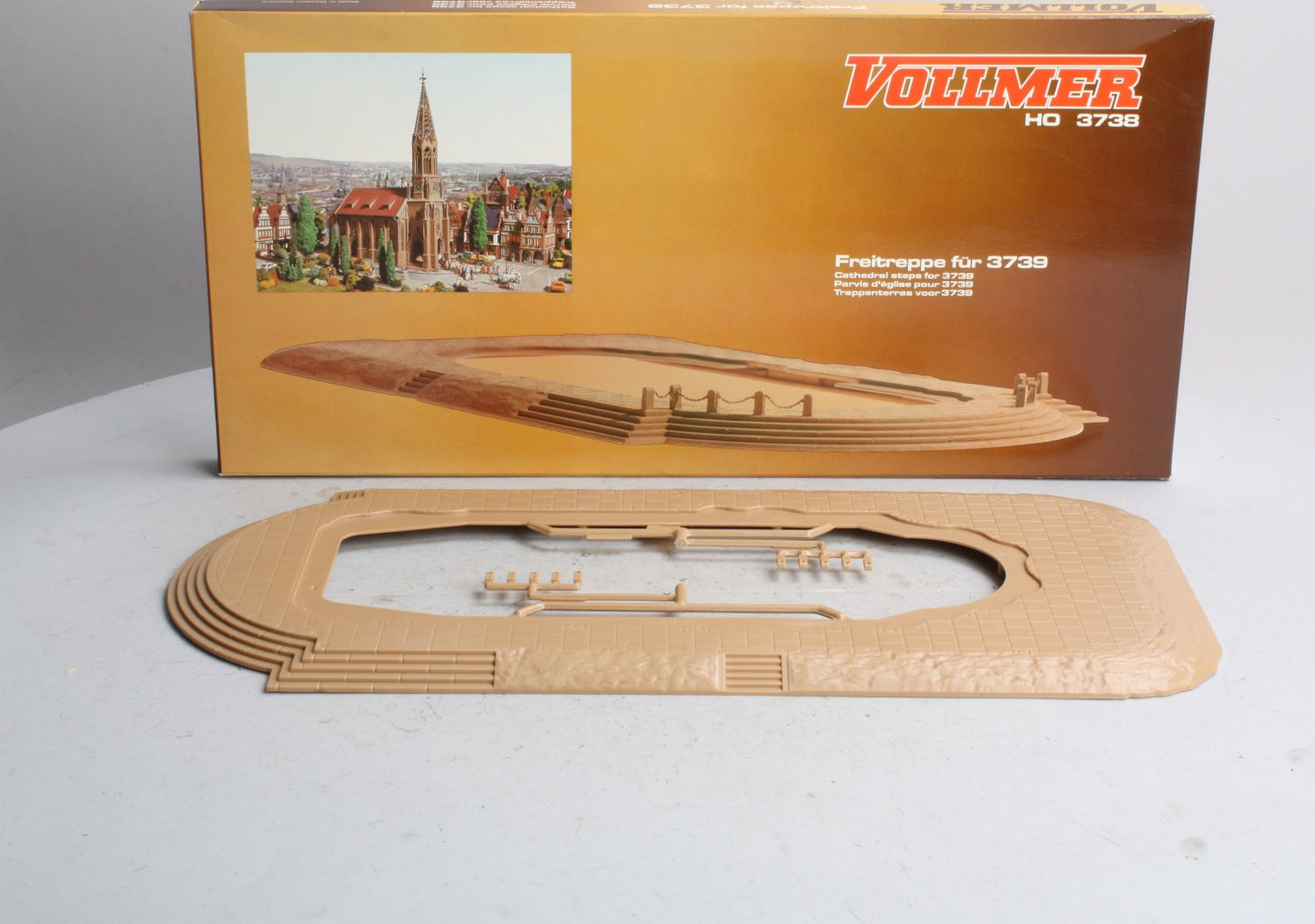 Vollmer 3738 HO Cathedral Steps for 3739