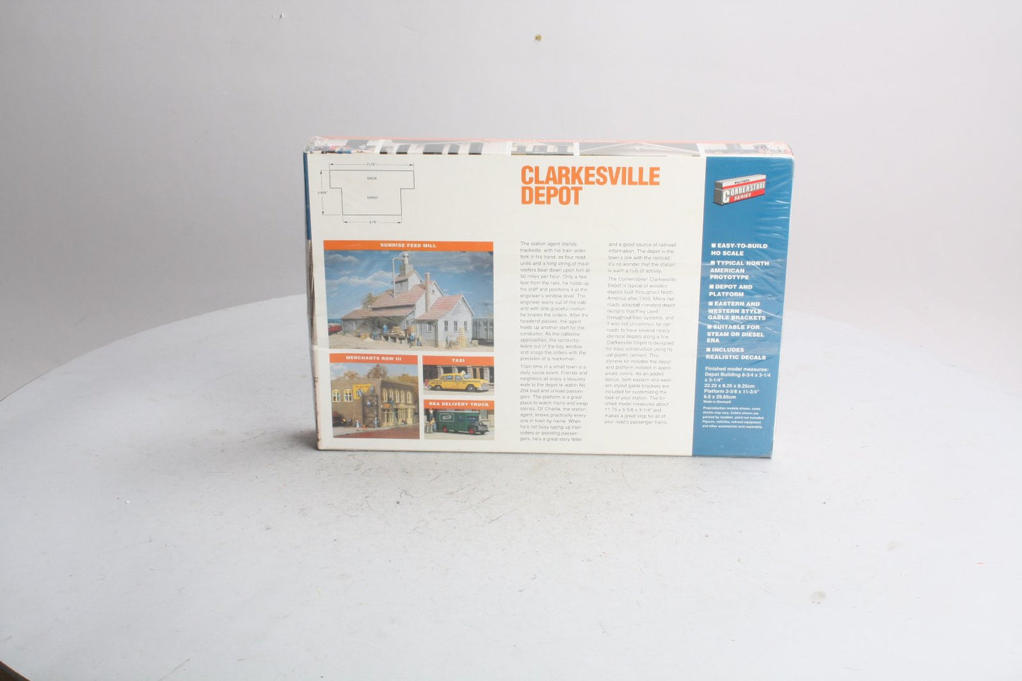 Walthers 933-3063 HO Scale Clarksville Depot Structure Kit