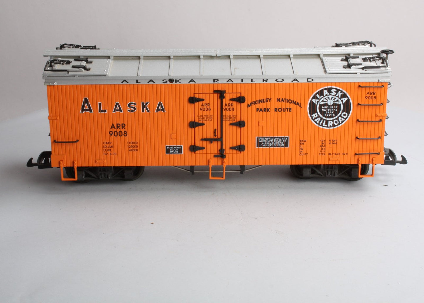 USA Trains 16204A G Alaska Railroad Reefer Car #9005