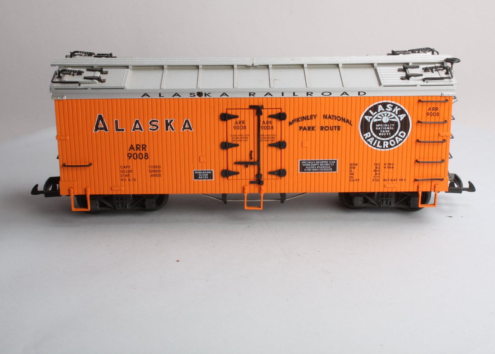 USA Trains 16204A G Alaska Railroad Reefer Car #9005