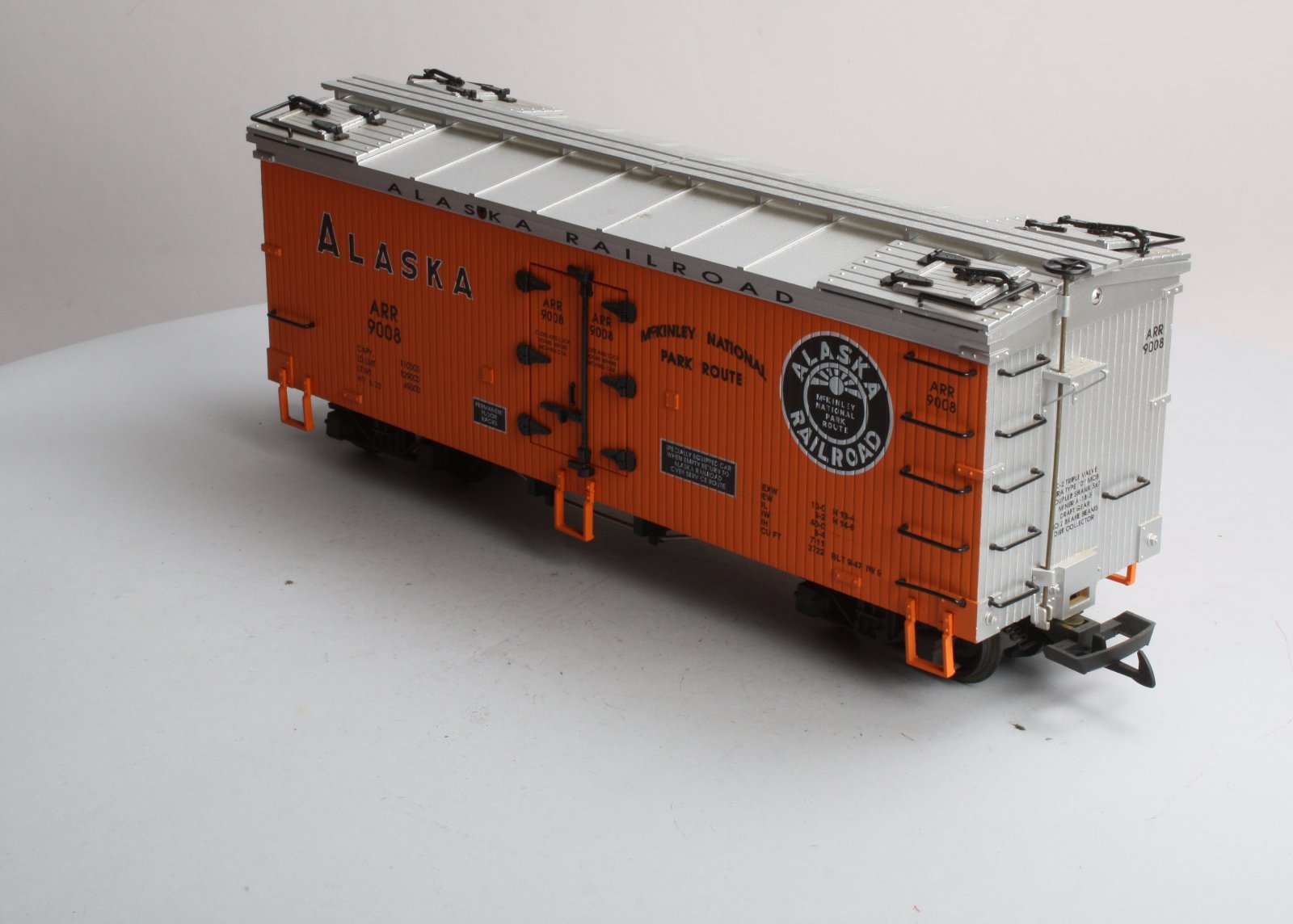 USA Trains 16204A G Alaska Railroad Reefer Car #9005
