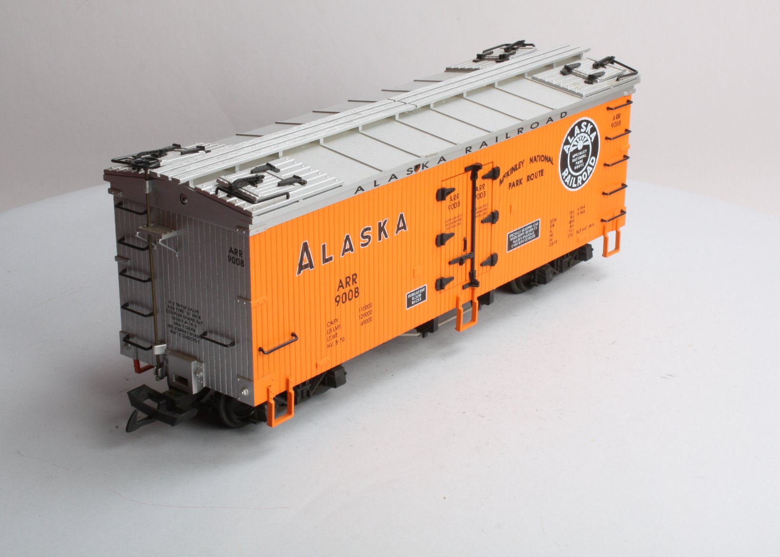 USA Trains 16204A G Alaska Railroad Reefer Car #9005