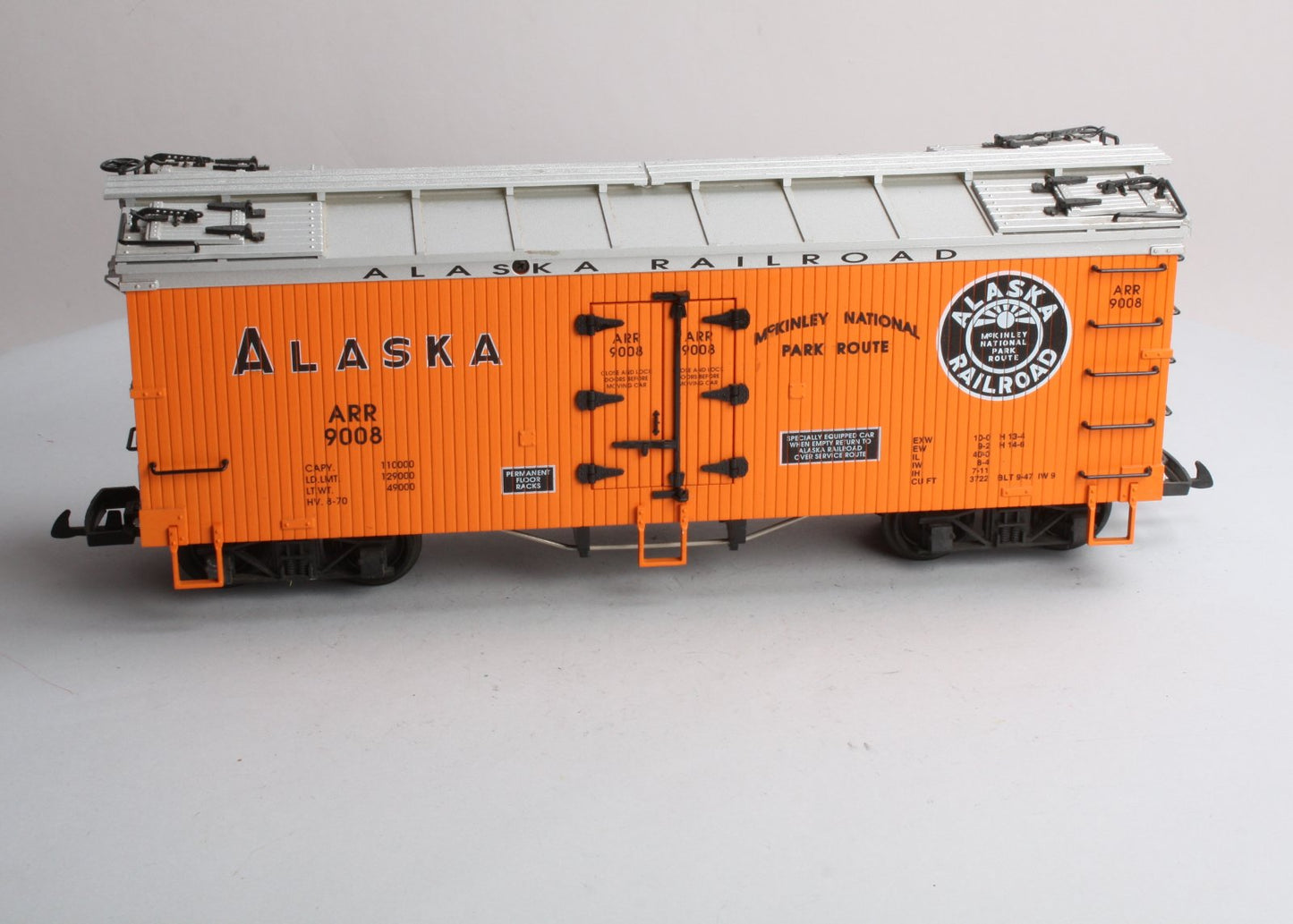 USA Trains 16204A G Alaska Railroad Reefer Car #9005