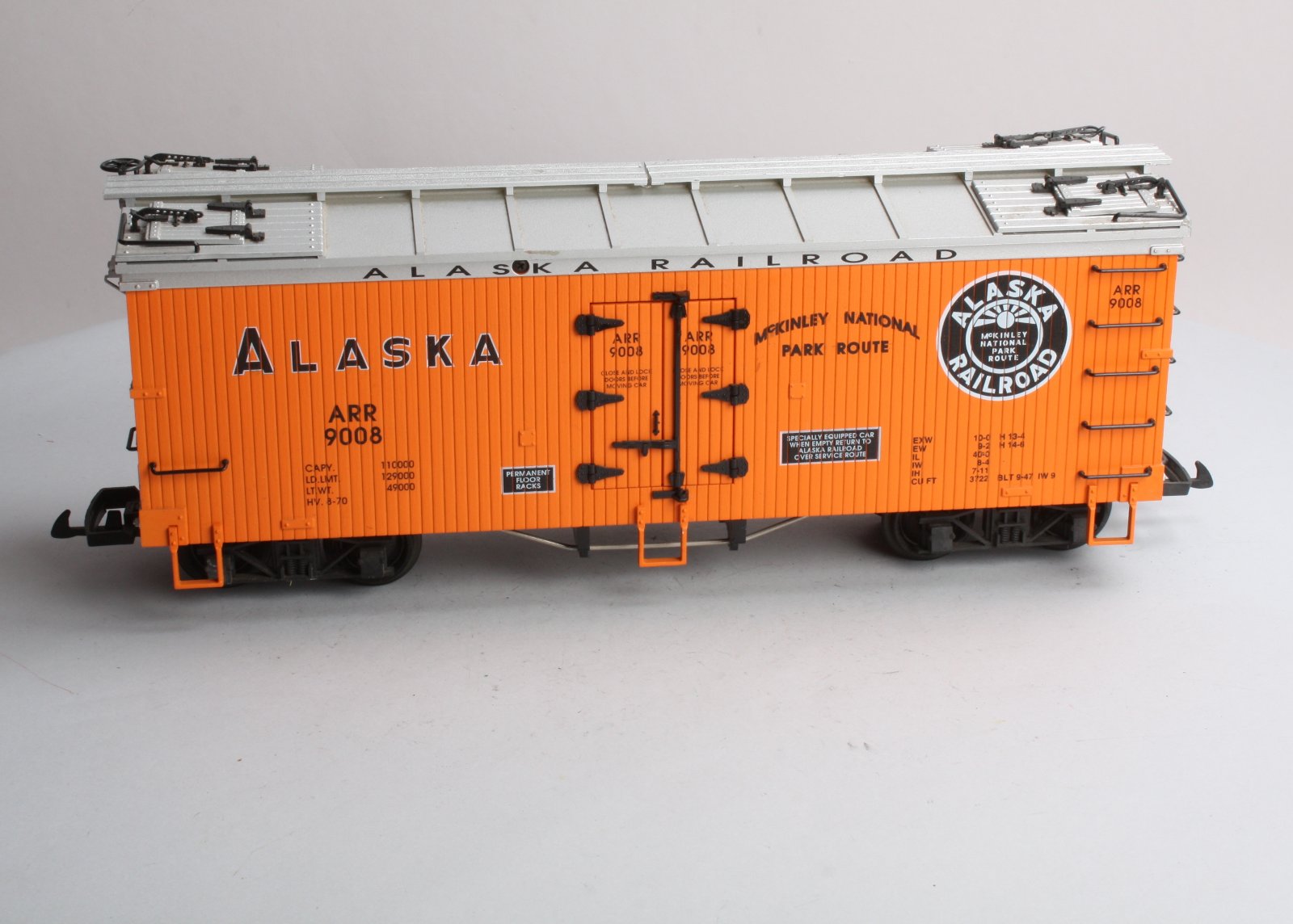 USA Trains 16204A G Alaska Railroad Reefer Car #9005