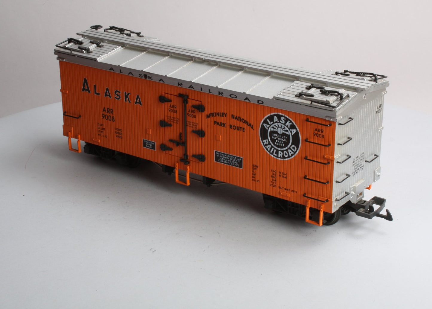 USA Trains 16204A G Alaska Railroad Reefer Car #9005