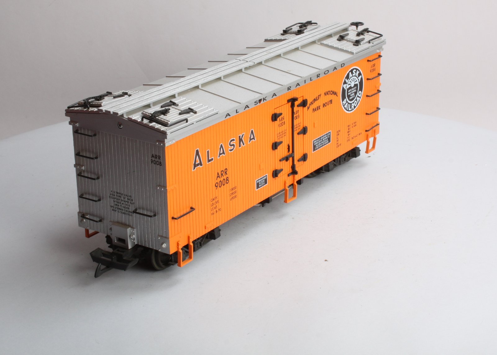 USA Trains 16204A G Alaska Railroad Reefer Car #9005