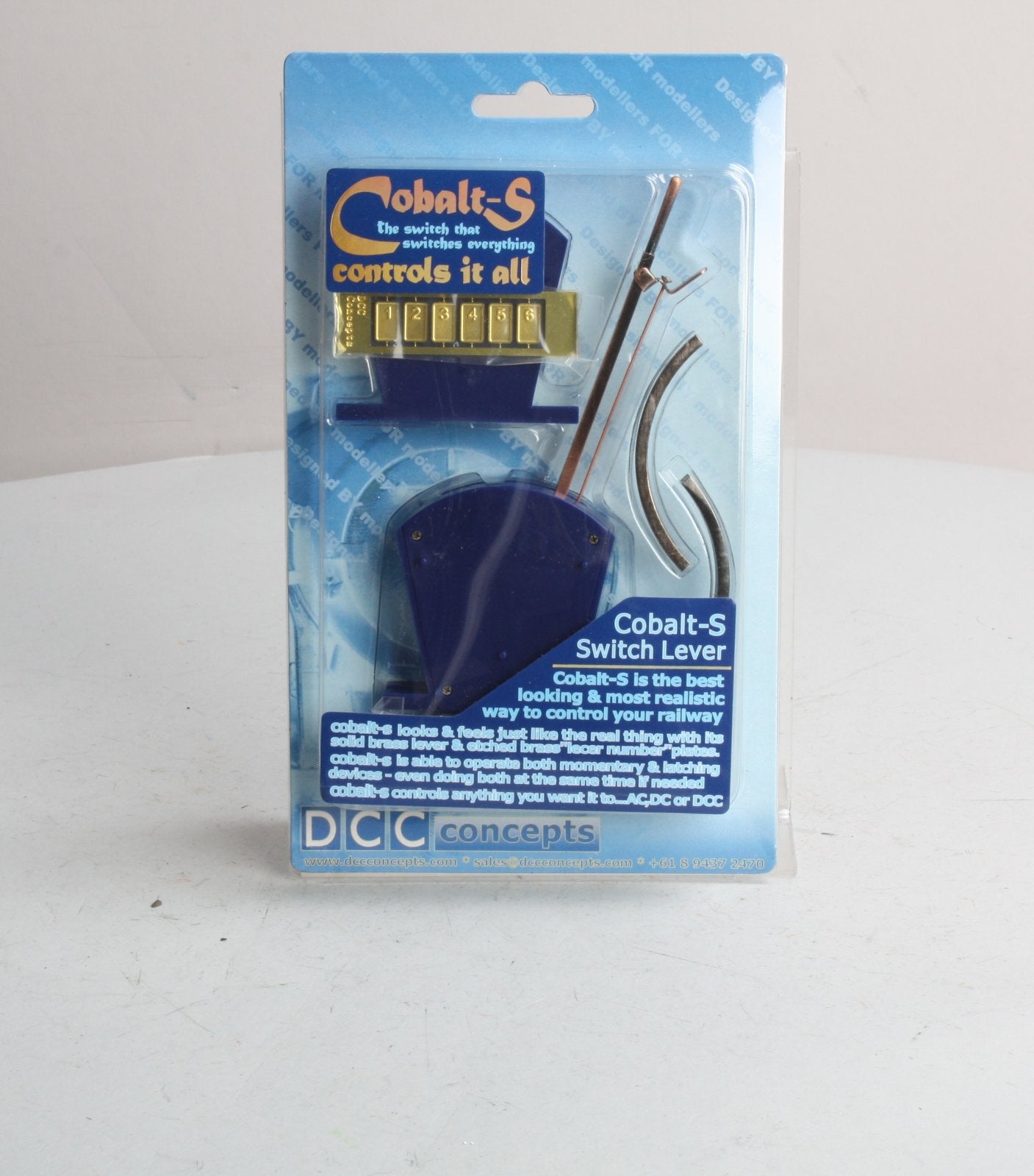 DCC Concepts CBS COBALT S Brass Switch Throw Control Lever