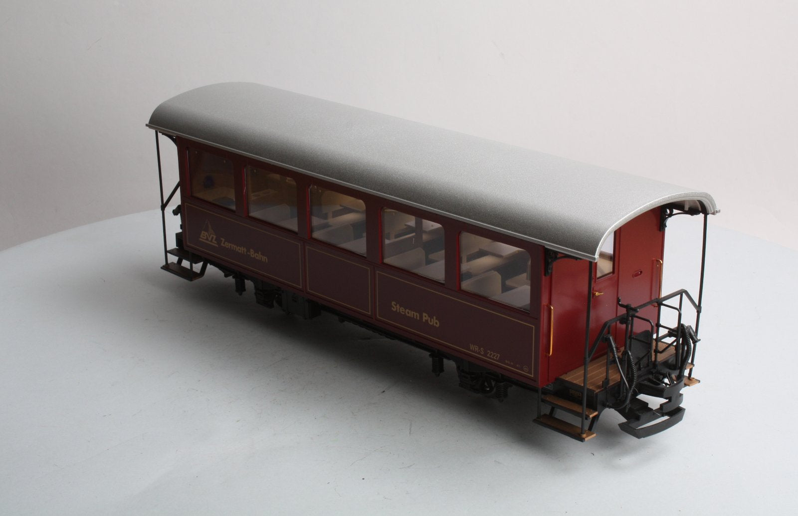 LGB 31550 G Scale Brig-Visp-Zermatt-Bahn Passenger Car #2227