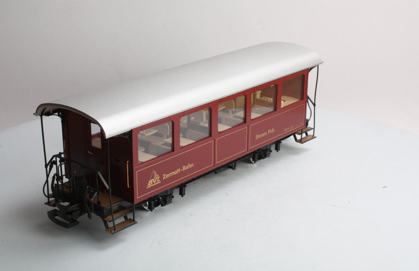 LGB 31550 G Scale Brig-Visp-Zermatt-Bahn Passenger Car #2227