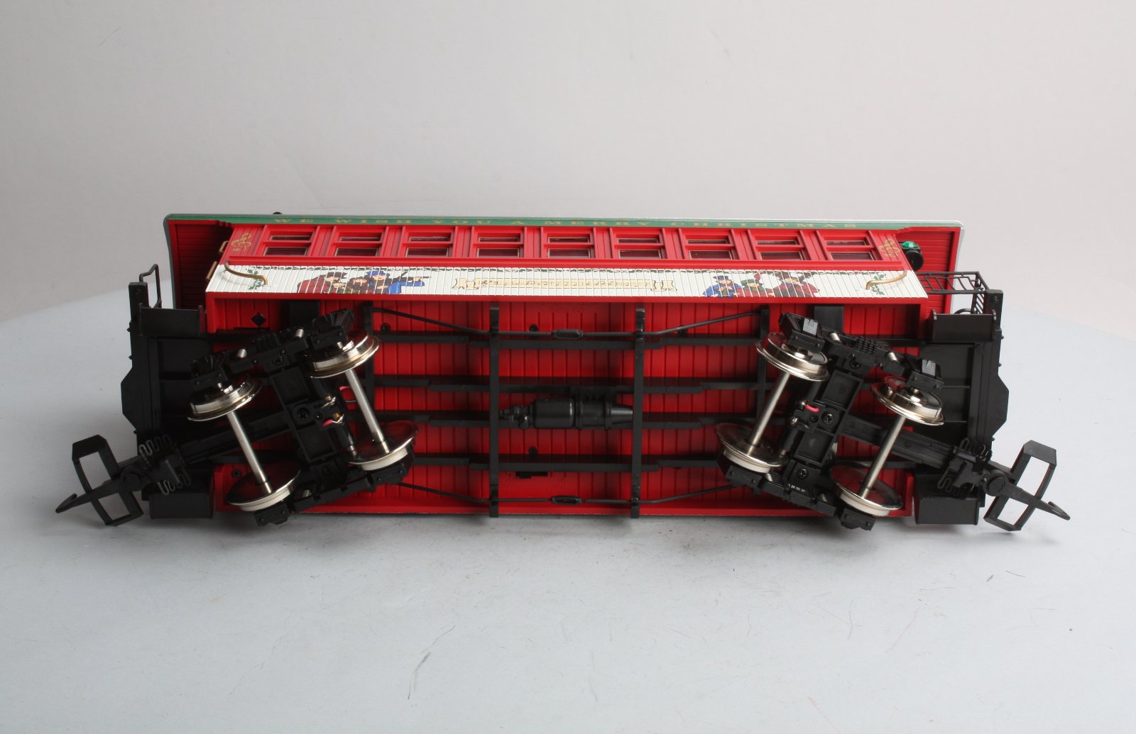 USA Trains 30306 G Christmas Overton Passenger Car (Metal Wheels)