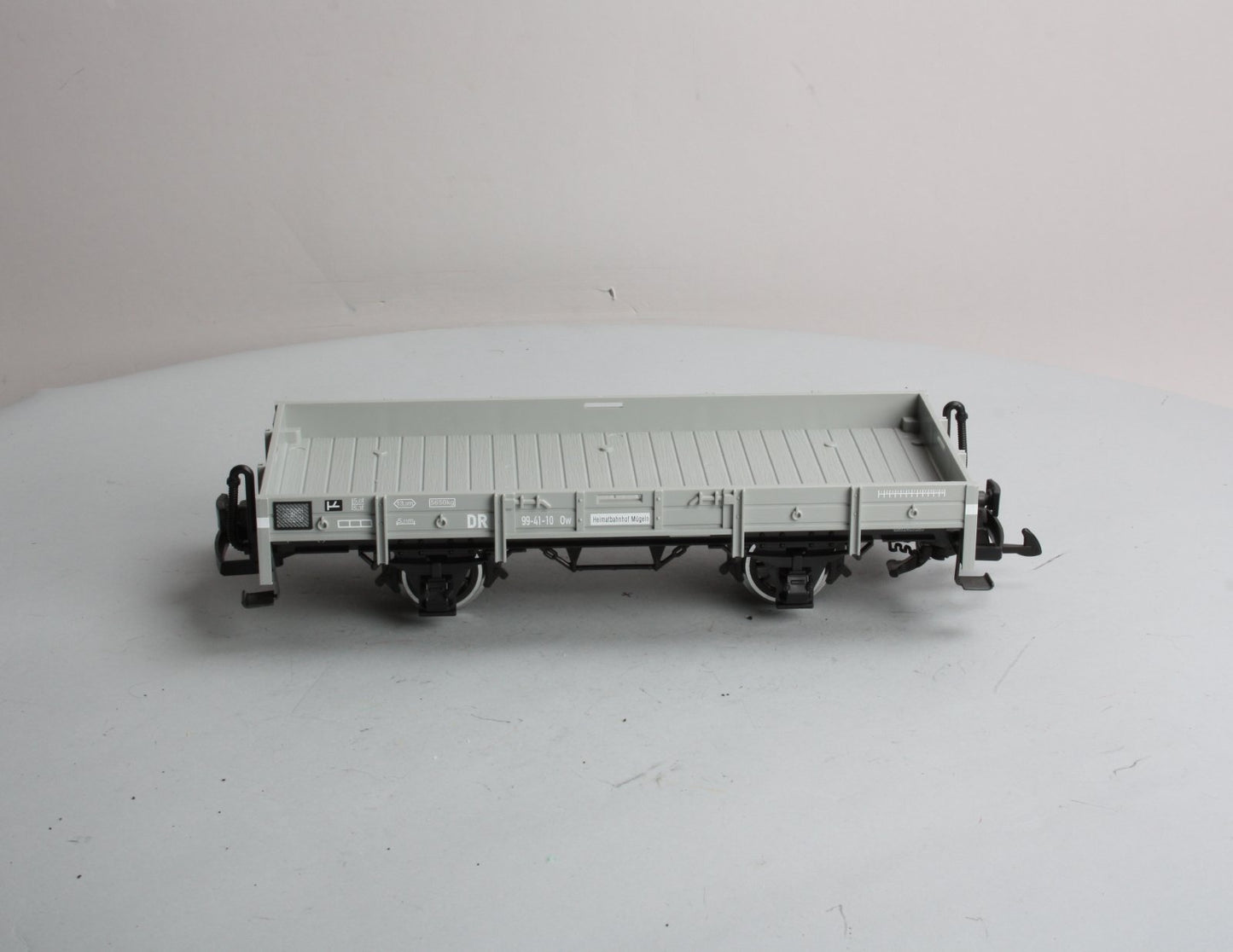 LGB 41100 Low Side Gray DR Gondola - Metal Wheels