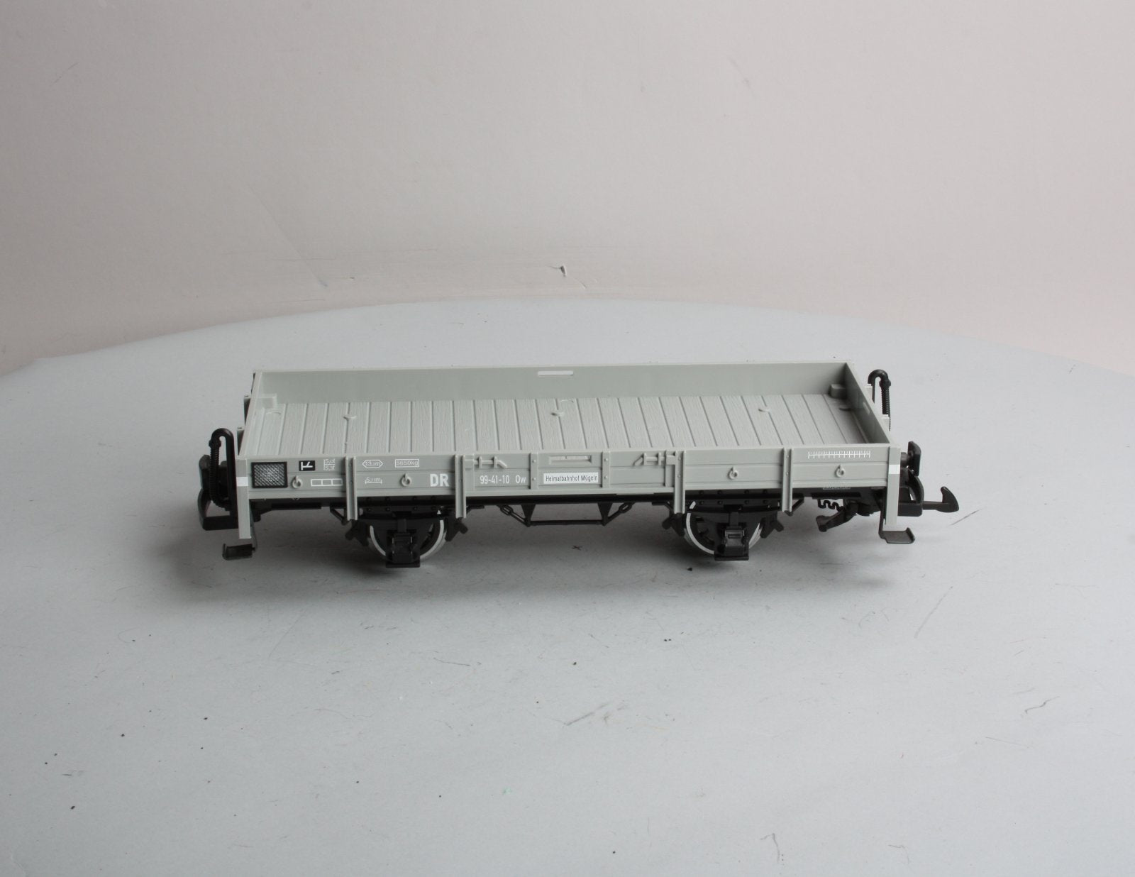 LGB 41100 Low Side Gray DR Gondola - Metal Wheels
