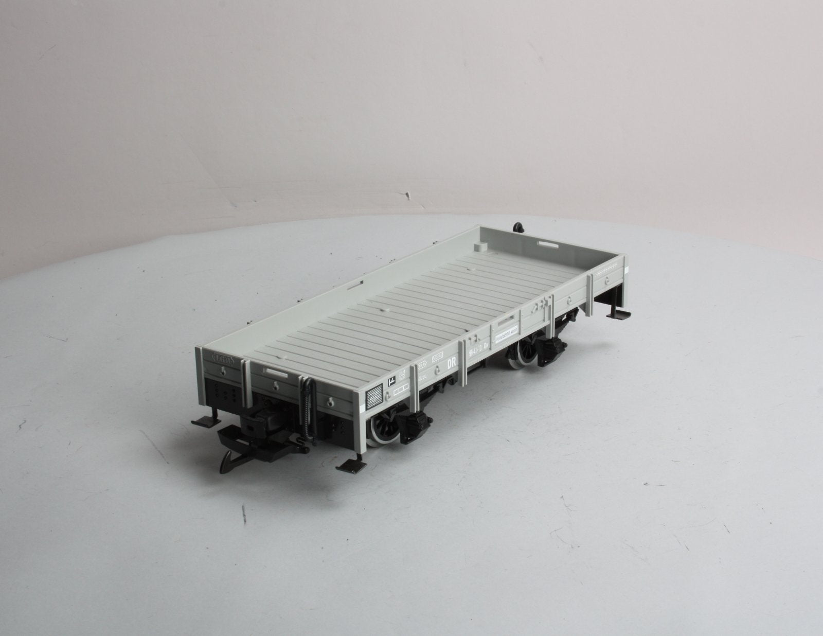 LGB 41100 Low Side Gray DR Gondola - Metal Wheels