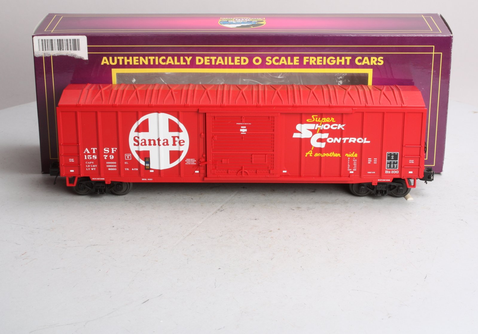 MTH 20-93393 O Santa Fe 50’ Boxcar #15879