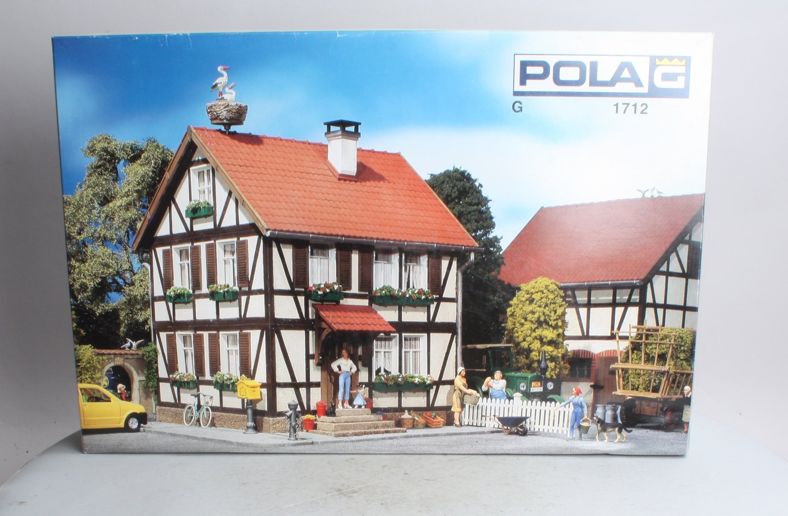 Pola 331712 Half Timbered House with Stork's Nest