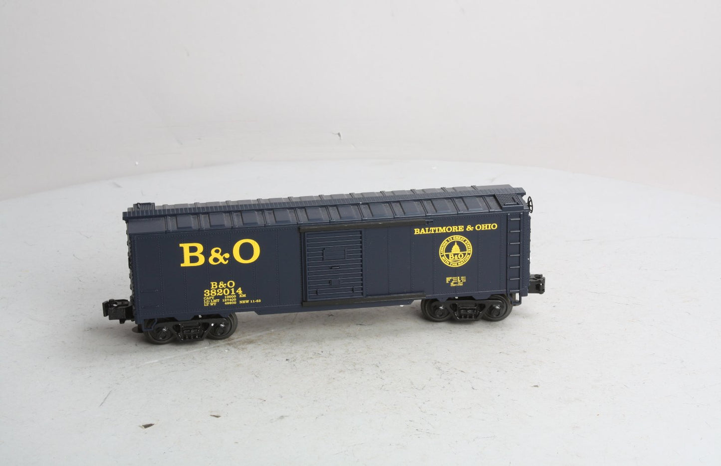 MTH 33-7419 O Gauge Baltimore & Ohio Single Door Box Car #382014