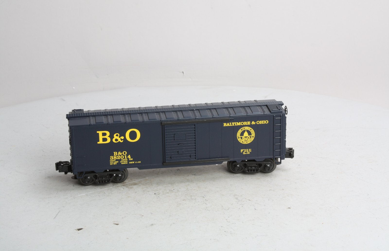 MTH 33-7419 O Gauge Baltimore & Ohio Single Door Box Car #382014