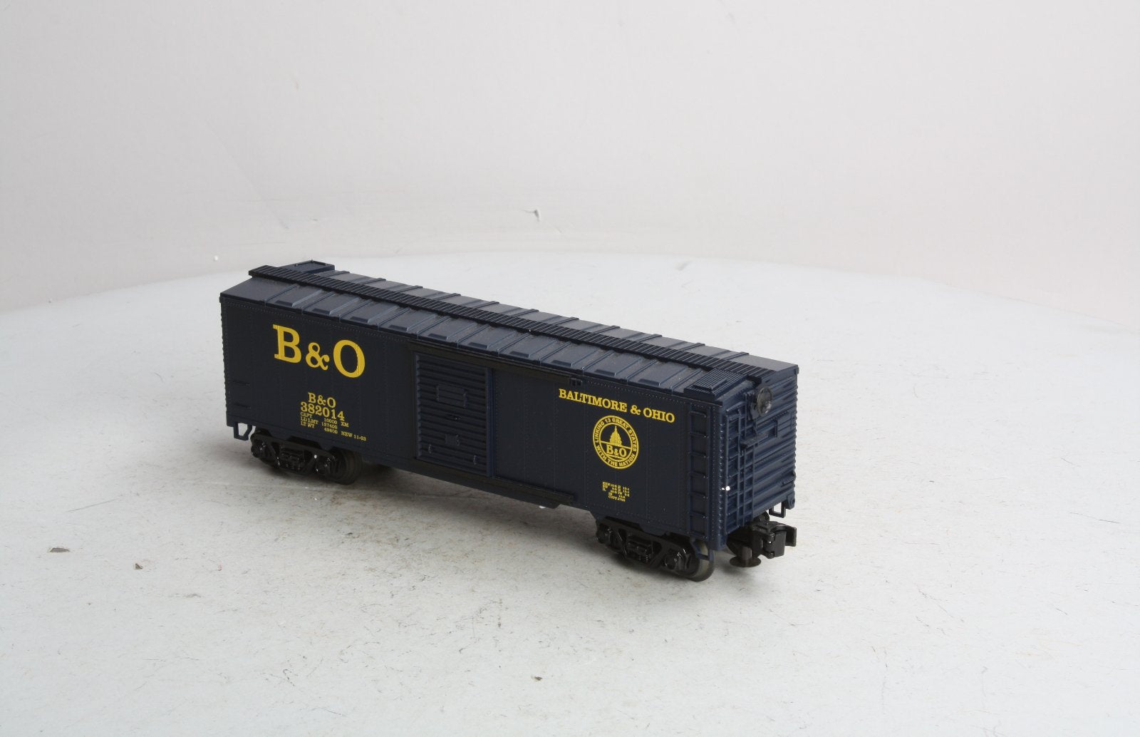 MTH 33-7419 O Gauge Baltimore & Ohio Single Door Box Car #382014