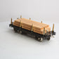 MTH 11-30033 Std. Flatcar w/Load #211 blk/Brss