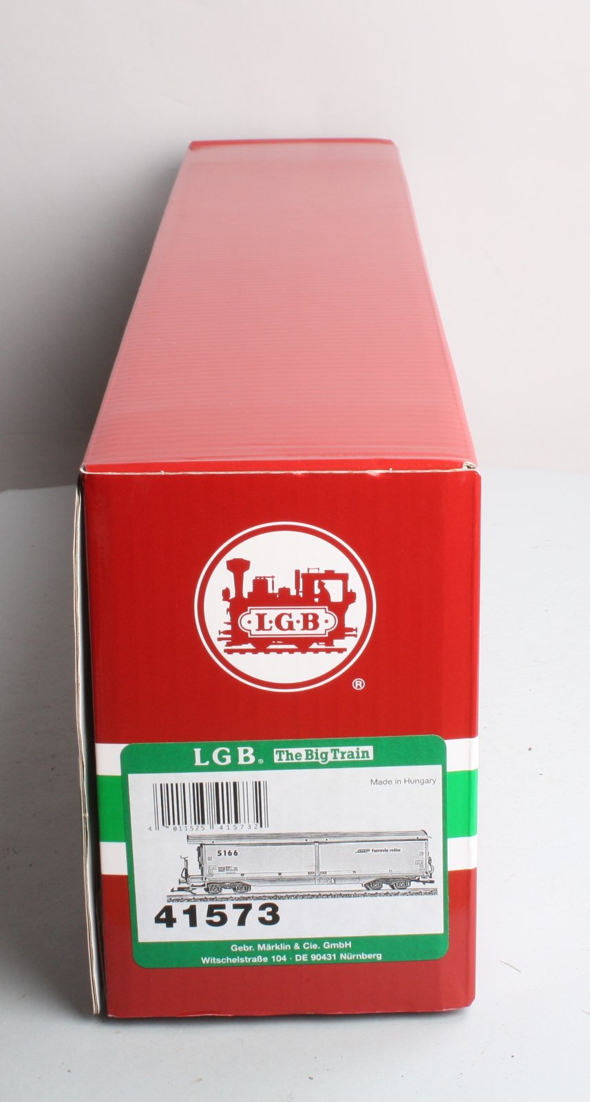 LGB 41573 RhB Sliding Wall Boxcar