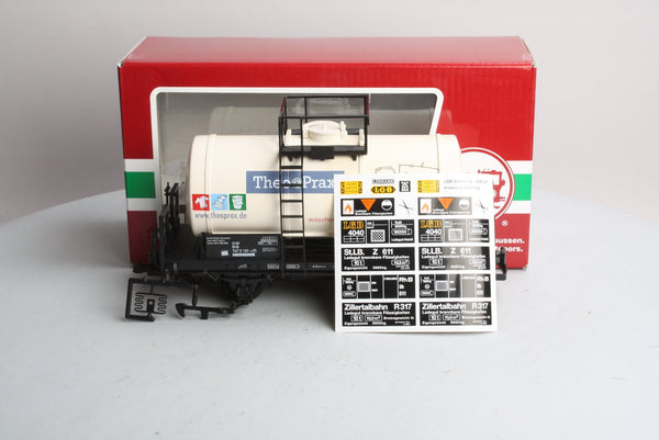LGB 白ステッチ ブラック タンク LGB 43403 Theoprax Tank Car – Trainz
