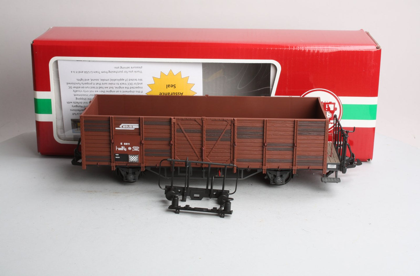 LGB 44880 RhB High Side Gondola -- Weathered