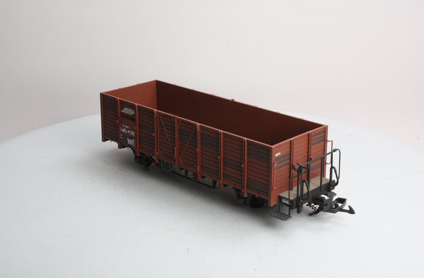 LGB 44880 RhB High Side Gondola -- Weathered
