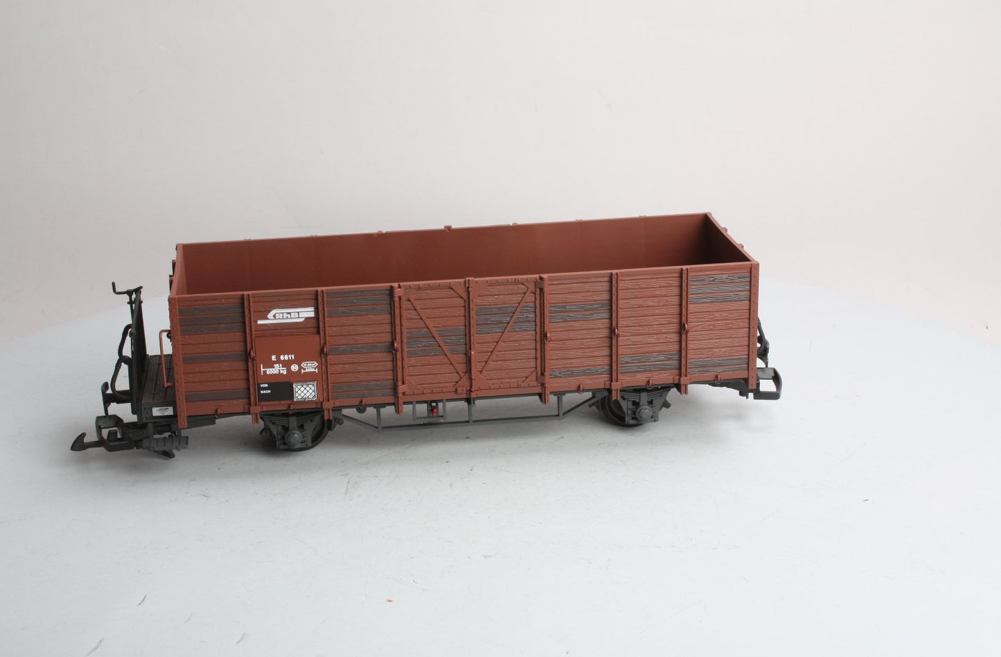LGB 44880 RhB High Side Gondola -- Weathered