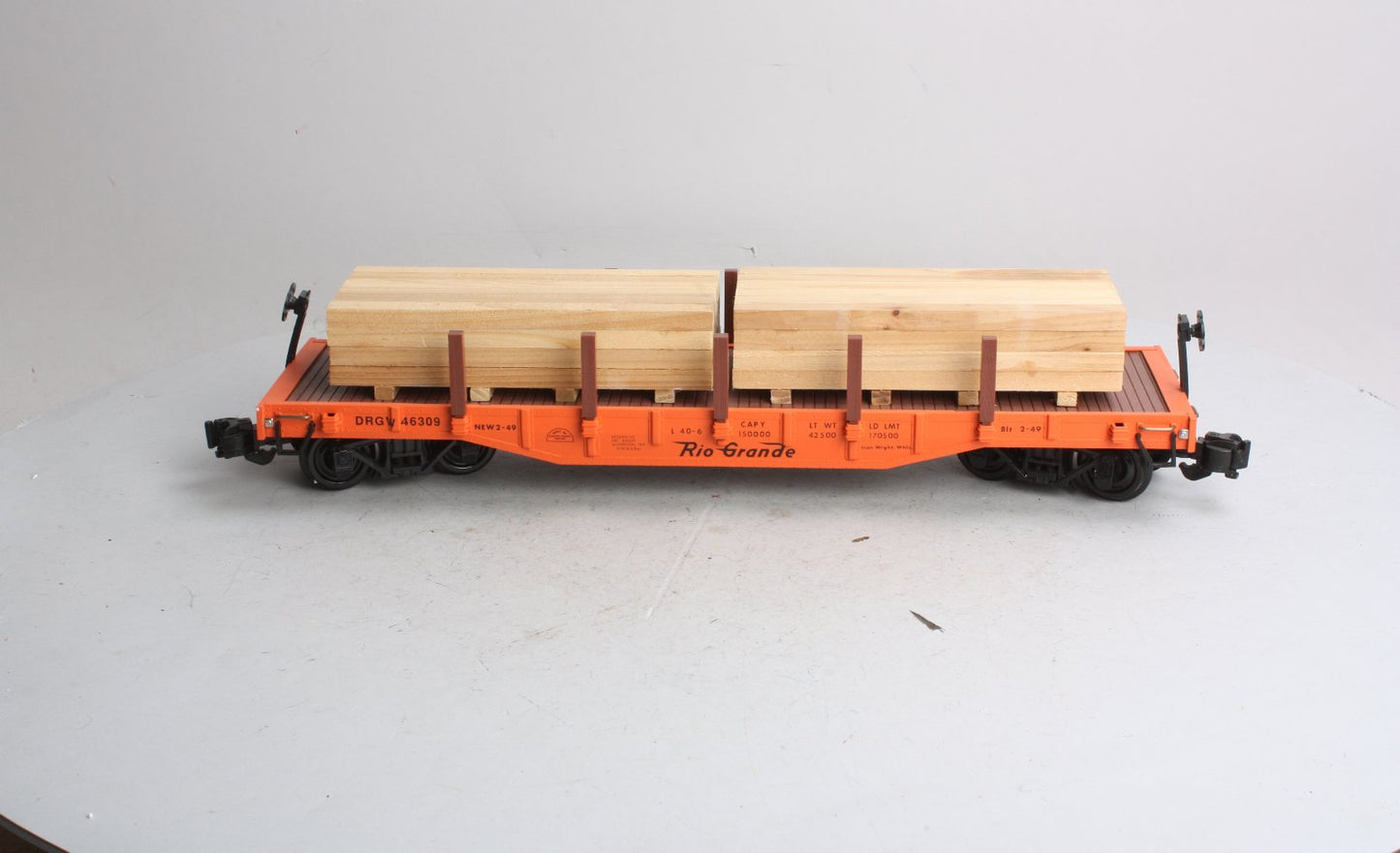 Aristo-Craft 46309 Denver & Rio Grande Flatcar with Load
