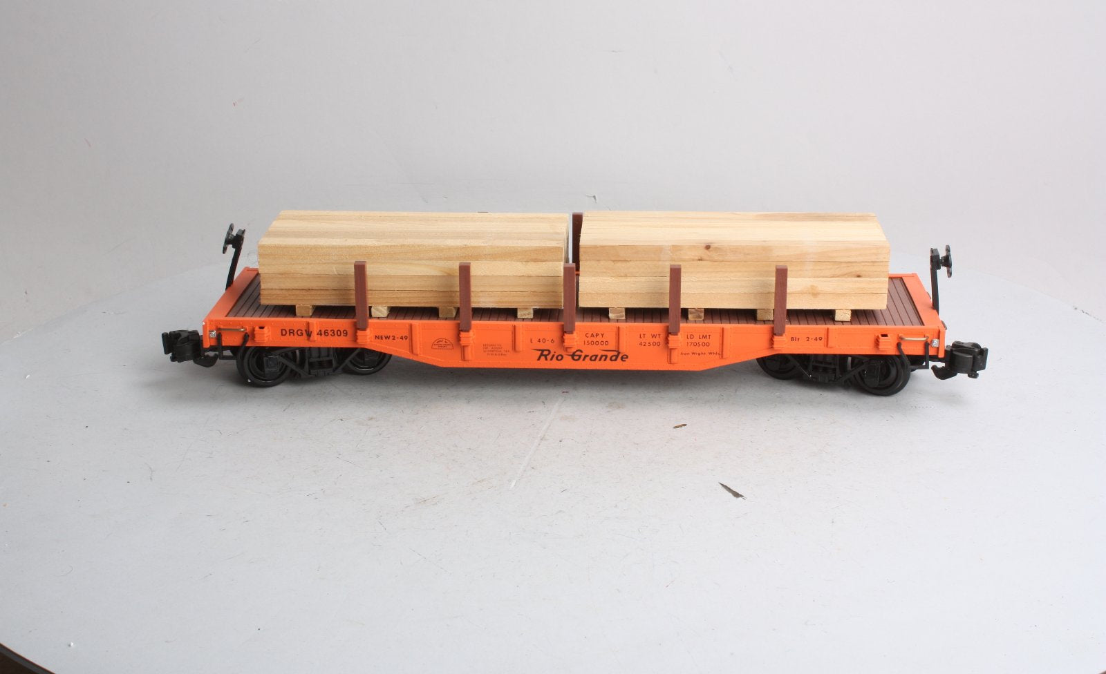 Aristo-Craft 46309 Denver & Rio Grande Flatcar with Load